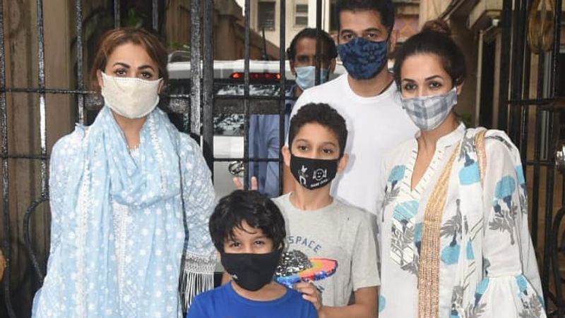 Onam 2020: malaika arora celebrates onam festival with sister amrita arora and family at mummy home KPJ
