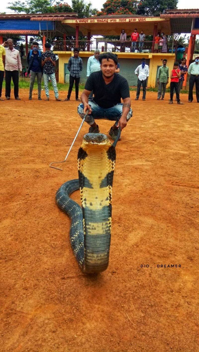 Biggest King Cobra Found In Toilet At Madikeri