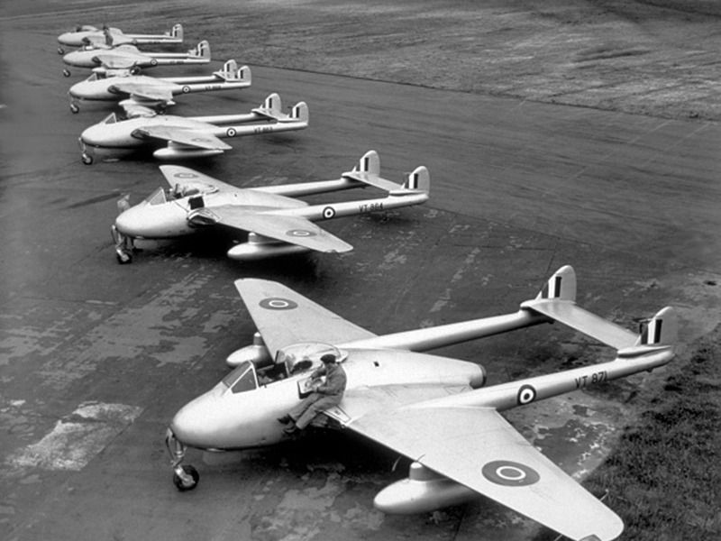 De Havilland Vampire Coolest Jet Planes from the Early Days of the Jet Age BSS