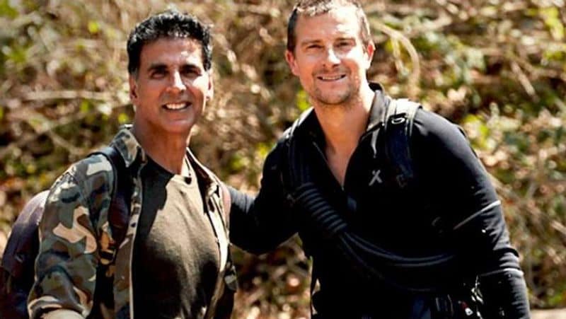 bollywood actor akshay kumar along with bear grylls on adventurous trip at Man vs Wild have a look KPJ