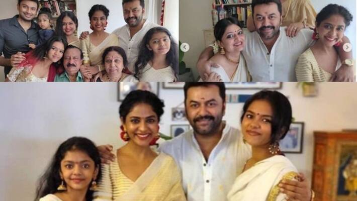 Poornima indrajith in pranaahs dress on onam Poornima indrajith in pranaahs dress on onam
