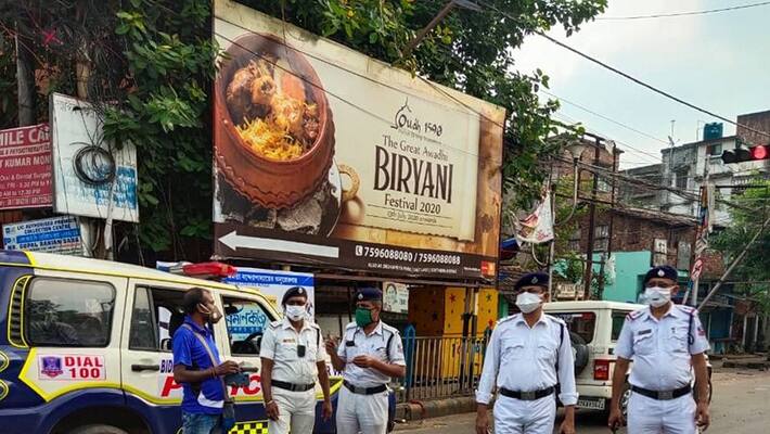 Lalbazar tight security in Kolkata for the verdict of Babri masjid demolition case spb Lalbazar tight security in Kolkata for the verdict of Babri masjid demolition case spb