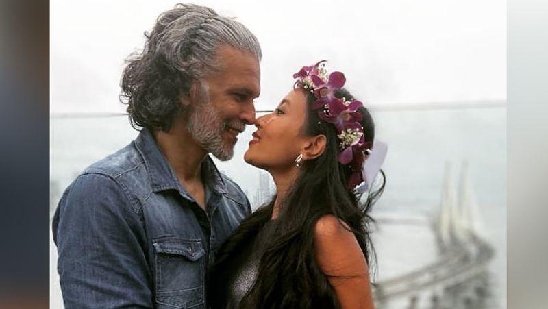 milind soman and wife ankita konwar ran 29 kilometer on her birthday celebration party with family KPJ