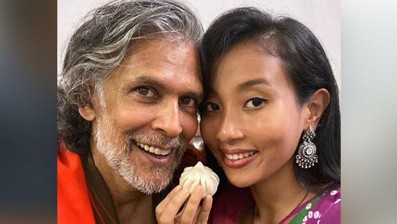 milind soman and wife ankita konwar ran 29 kilometer on her birthday celebration party with family KPJ