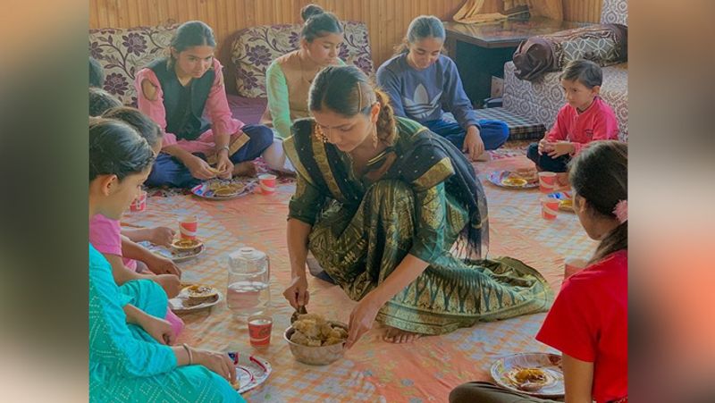 Shakti fame actress rubina dilaik's Mom celebrated her daughter birthday with Kanya Poojan KPJ