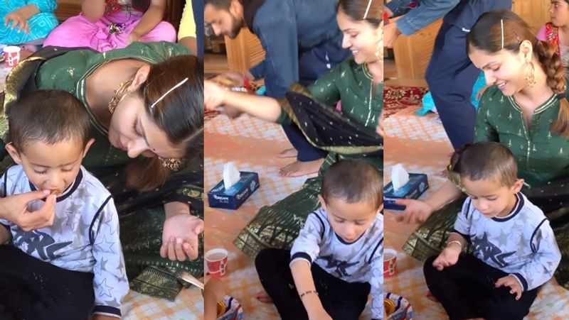 Shakti fame actress rubina dilaik's Mom celebrated her daughter birthday with Kanya Poojan KPJ