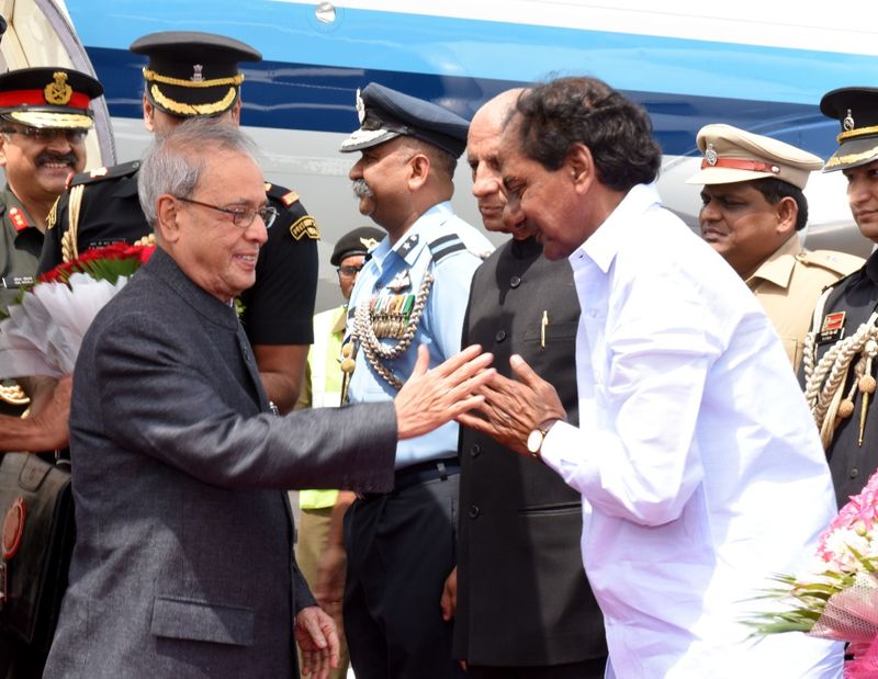 telangana cm kcr close relation to late pranab mukharjee