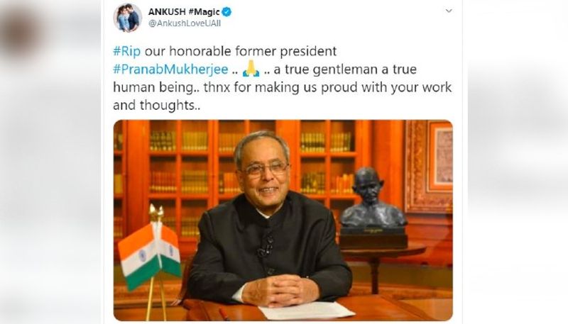 Tollywood celebrities mourn the demise of former president Pranab Mukherjee ADB