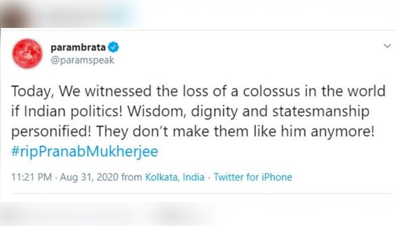 Tollywood celebrities mourn the demise of former president Pranab Mukherjee ADB