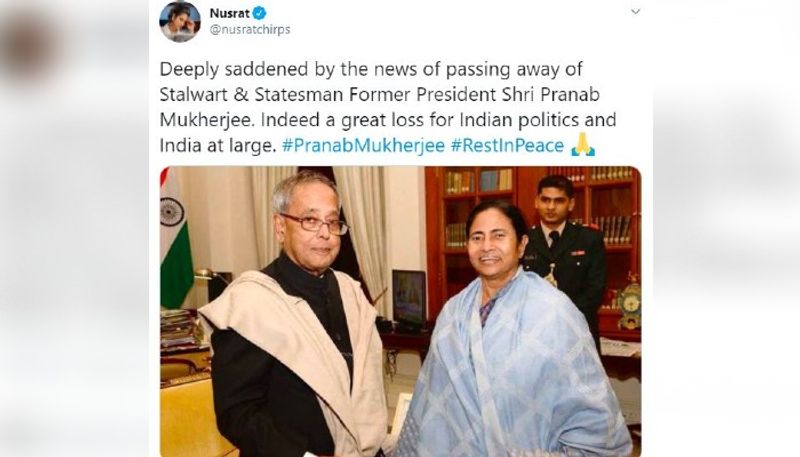 Tollywood celebrities mourn the demise of former president Pranab Mukherjee ADB