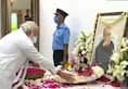 President Ram Nath Kovind and Prime Minister Narendra Modi paid tribute