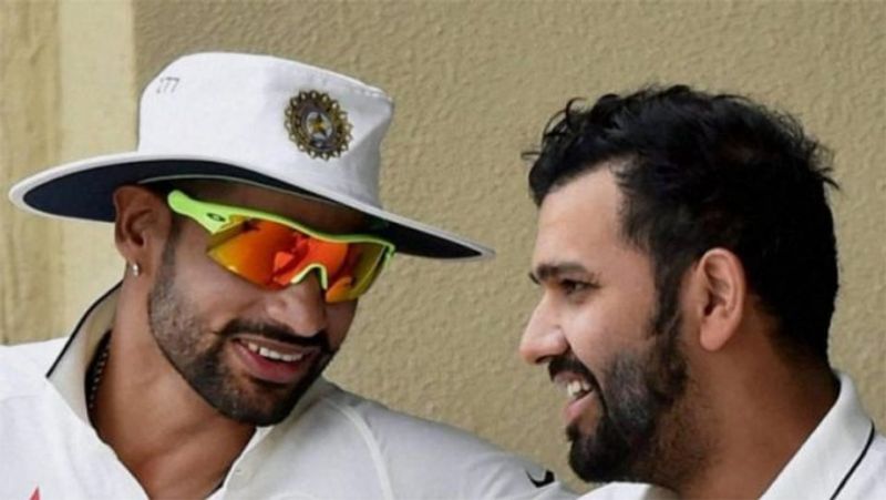 Rohit Sharma reveals secret of Shikhar Dhawan he must go to bathroom before bat spb