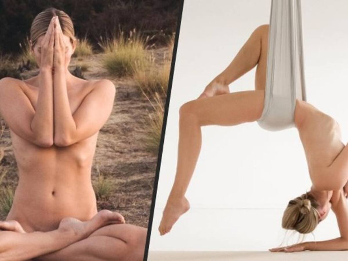Marta fun yoga nude
