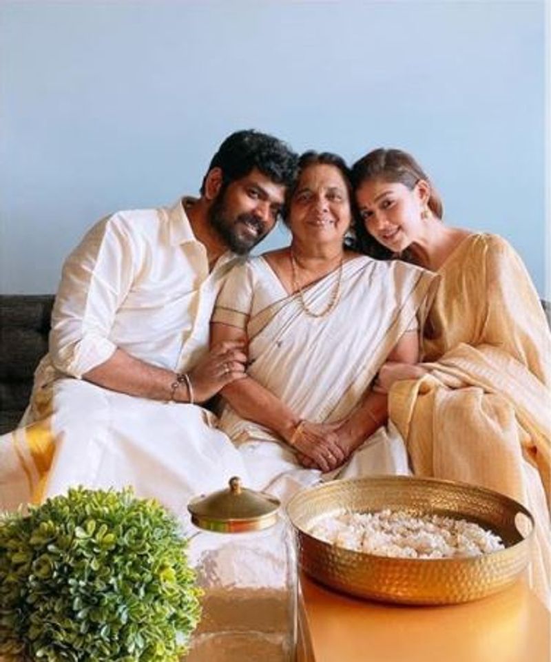 nayanthara and vignesh shivan onam special photo gallery