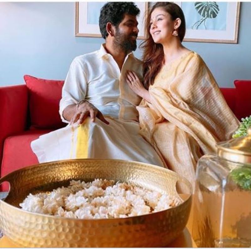 nayanthara and vignesh shivan onam special photo gallery