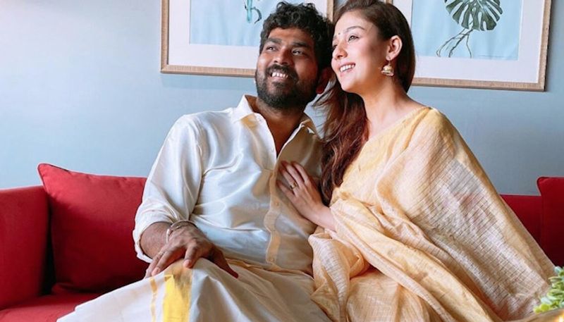 Love birds Nayanthara and Vignesh Shivan celebrated Onam festival together in God's own country
