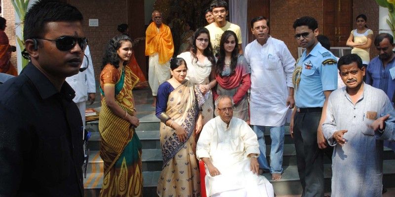 Pranab Mukherjee used to visit his ancestral home during Durga pujo every year BTG