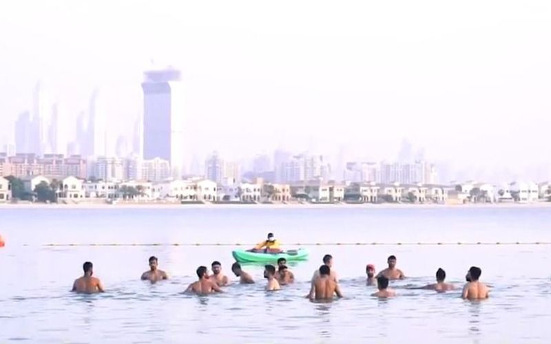 Cricketers of Kings XI Punjab spending leisure time on sea beach ahed of IPL 2020 spb