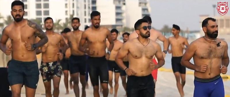Cricketers of Kings XI Punjab spending leisure time on sea beach ahed of IPL 2020 spb