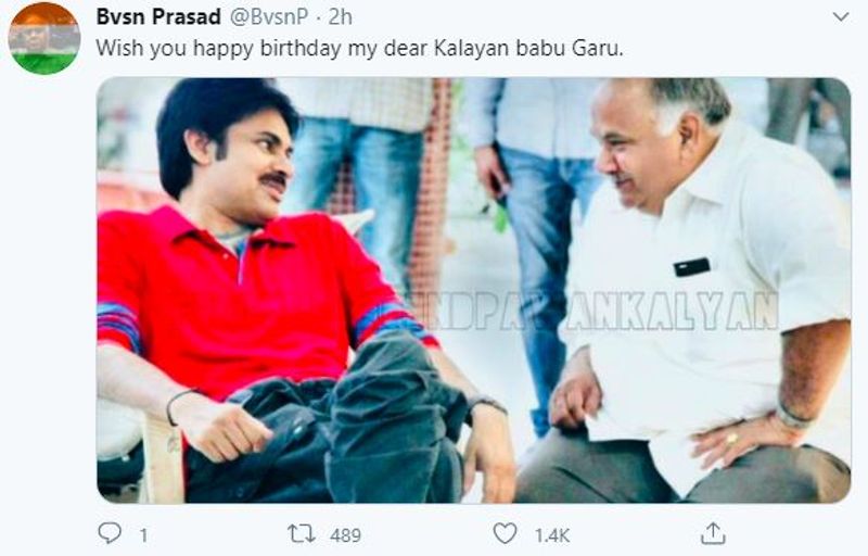 Tollywood Celebrities Wishes Power Star Pawan Kalyan