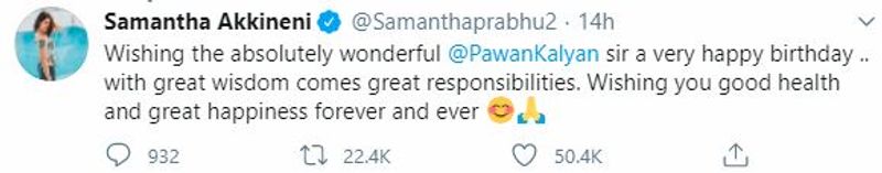Tollywood Celebrities Wishes Power Star Pawan Kalyan