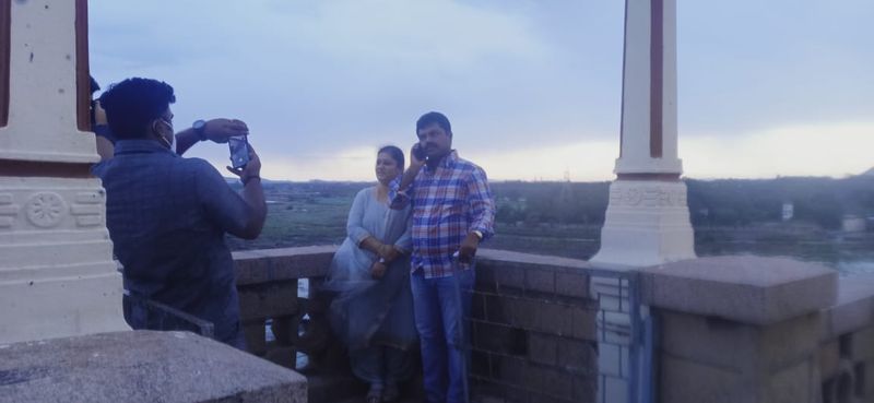 Shivamogga MP B Y Raghavendra Visit TungaBhadra Dam in Munirabad
