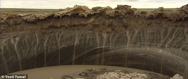 Mysterious holes nearly 100 feet deep appear in Siberias tundra region BSS