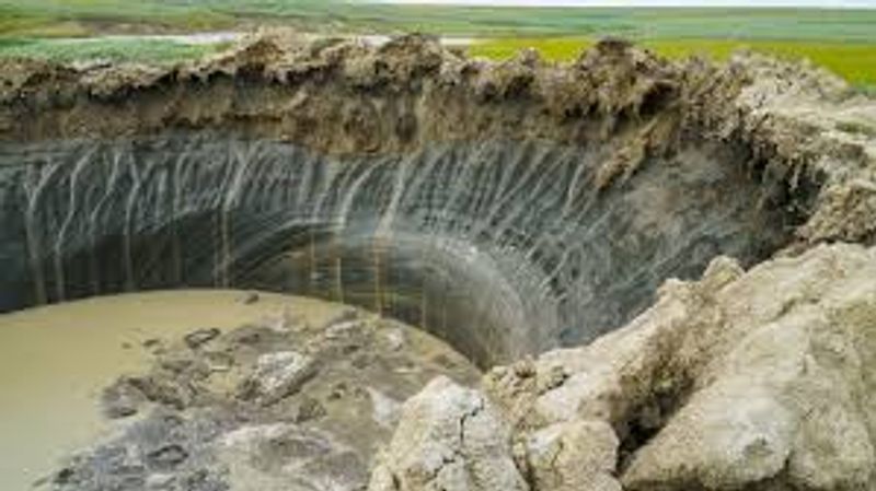 Mysterious holes nearly 100 feet deep appear in Siberias tundra region BSS