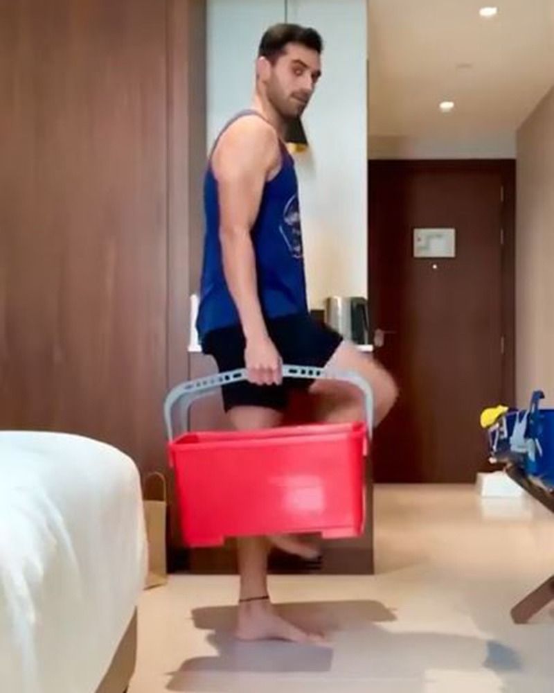 CSK player Deepak Chahar shares his workout video in isolation spb