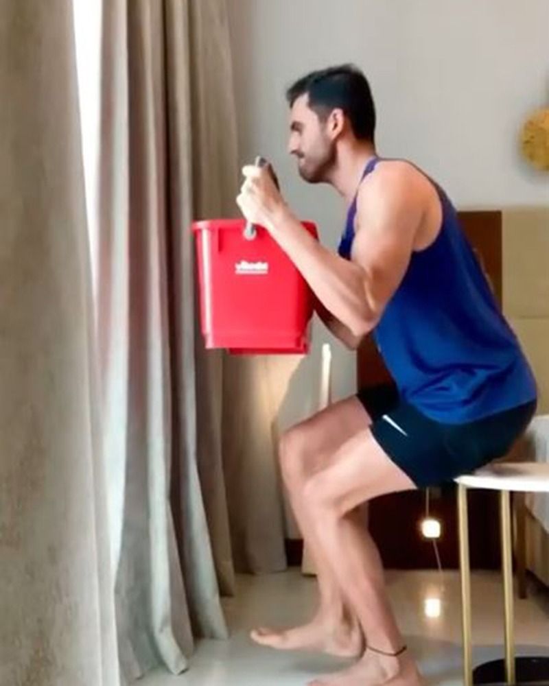 CSK player Deepak Chahar shares his workout video in isolation spb