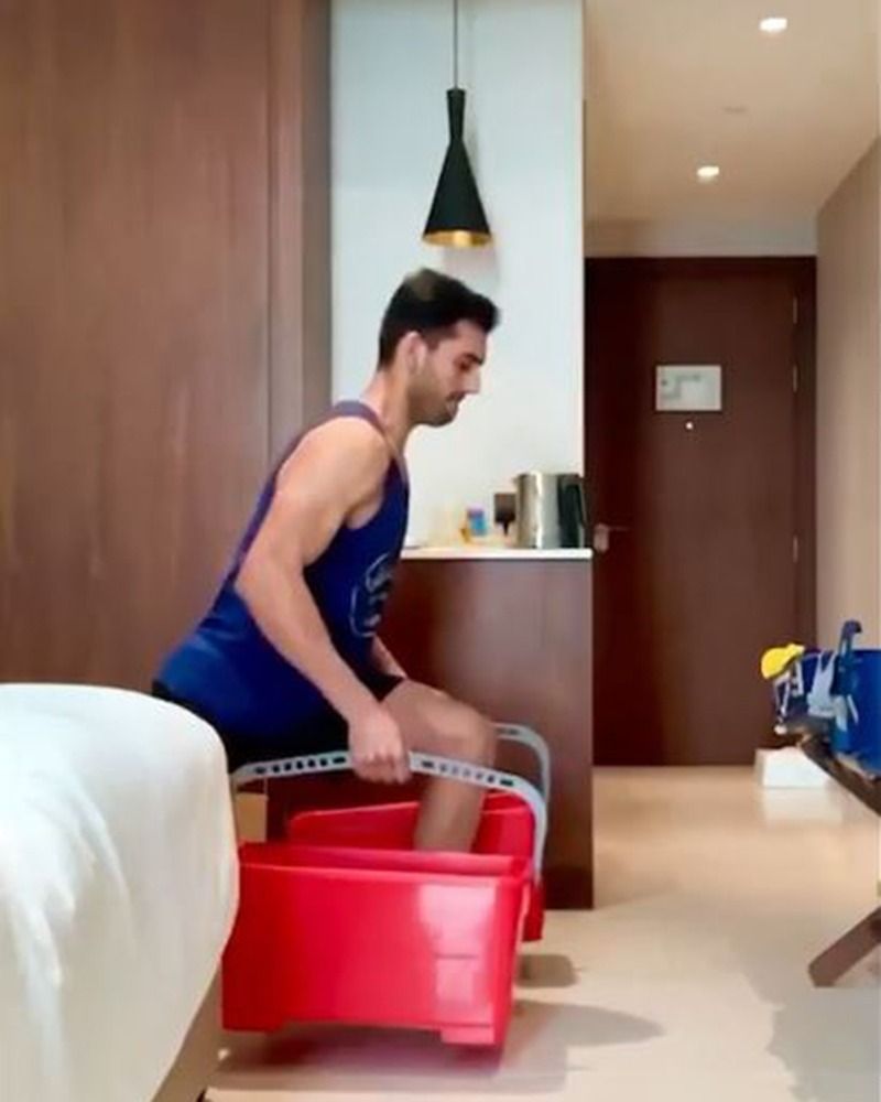 CSK player Deepak Chahar shares his workout video in isolation spb