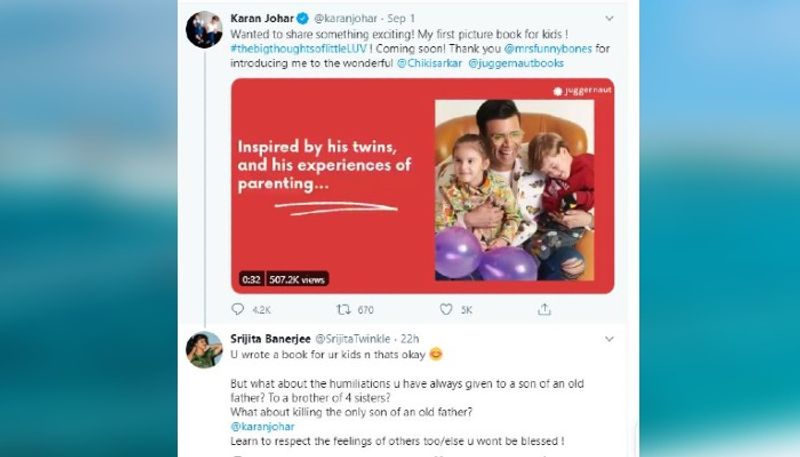 Karan Johar announces his first ever picture book for children, gets trolled instead ADB