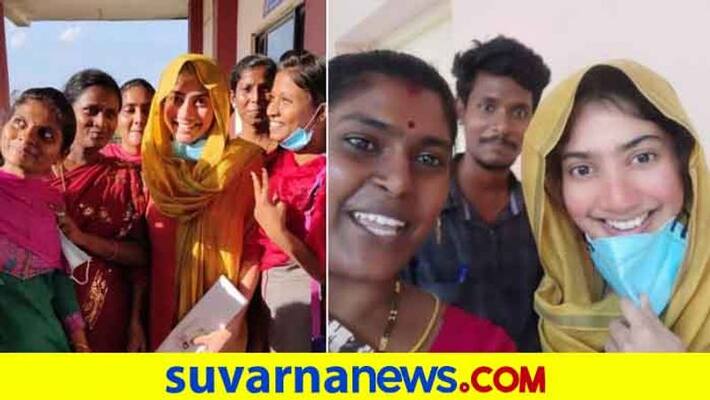 malar fame sai pallavi appears for exam in trichy poses for selfie with fans malar fame sai pallavi appears for exam in trichy poses for selfie with fans