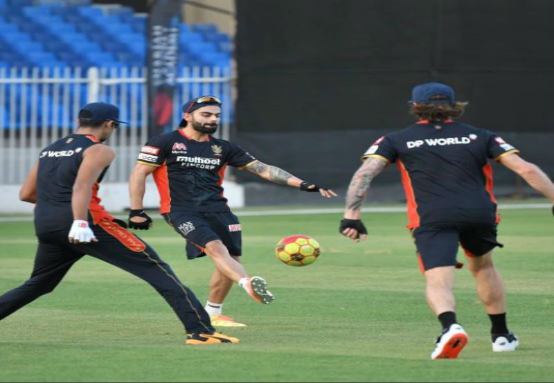 RCB shared a funny picture of Virat Kohli's ice bath ahead of IPL 2020 spb