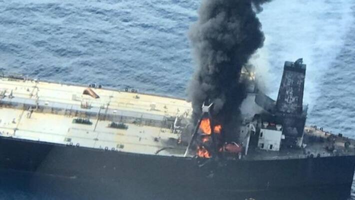 indian oil tanker new diamond fire near sri Lanka cost bsm indian oil tanker new diamond fire near sri Lanka cost bsm