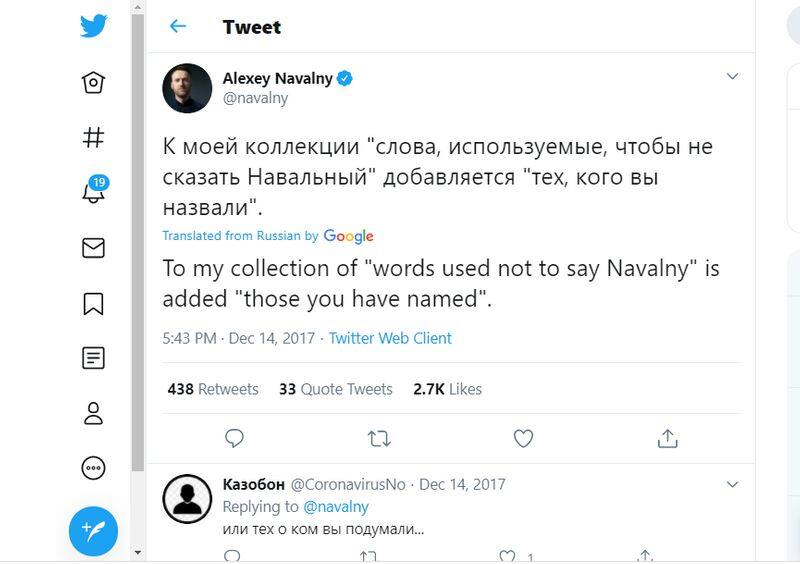 Alexei Navalny, the name Putin tries to avoid every time