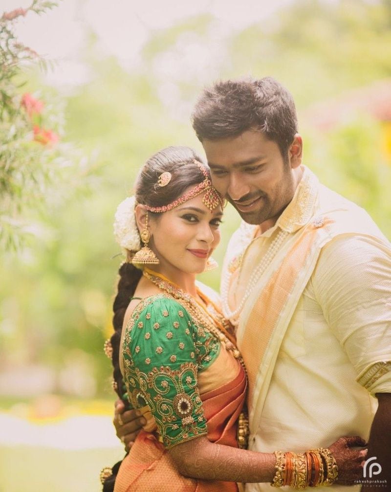 keerthi and santhanu marriage photos