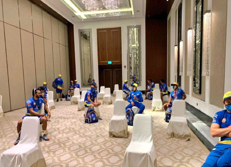 Finally MS Dhoni's Chennai Super Kings start their practice session ahead of IPL 2020 spb