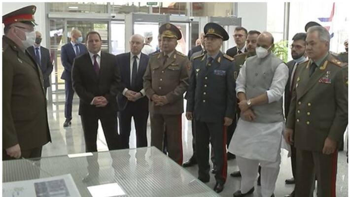 Rajnath Singh and Chinese defence minister in first political meet since LAC row BSS Rajnath Singh and Chinese defence minister in first political meet since LAC row BSS