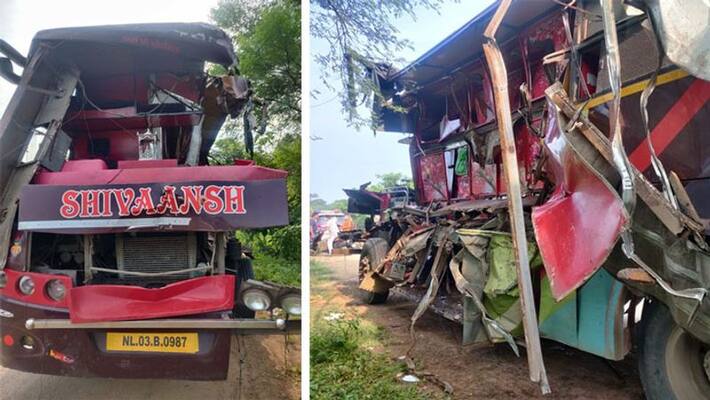 7 killed in bus-truck collision in Raipur 7 killed in bus-truck collision in Raipur