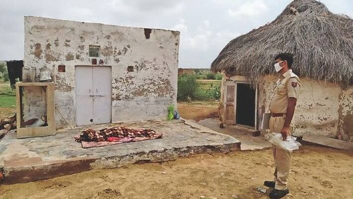 rajasthan news drunken son killed a handicapped mother then stabbed himself in the stomach kpr rajasthan news drunken son killed a handicapped mother then stabbed himself in the stomach kpr