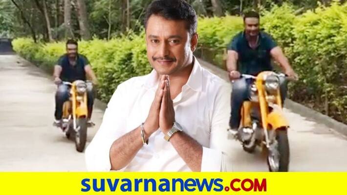 Kannada actor darshan bike ride with Mysore Farmhouse Kannada actor darshan bike ride with Mysore Farmhouse