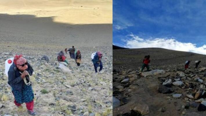 Amid of ladakh situation chusul's locals supply water essentials to indian troops bsm Amid of ladakh situation chusul's locals supply water essentials to indian troops bsm