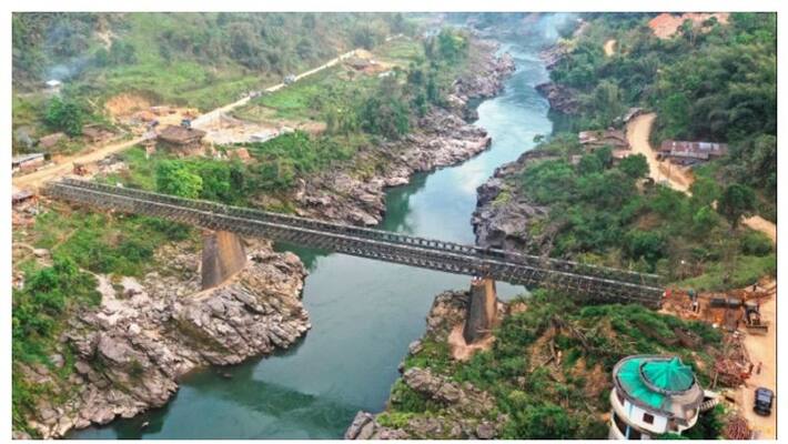 Indias New Bridge On China Border Can Take 40 Tons Of Weight BSS Indias New Bridge On China Border Can Take 40 Tons Of Weight BSS