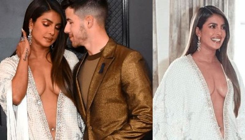 how much priyanka chopra grammy 2020 controversial outfit BJC