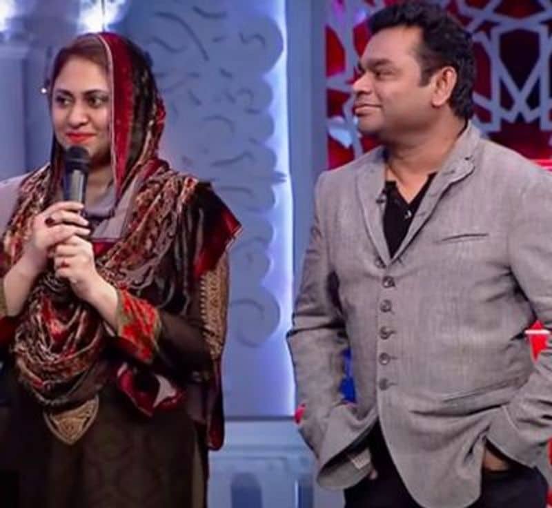 AR Rahman to stop wife from dancing in a TV show