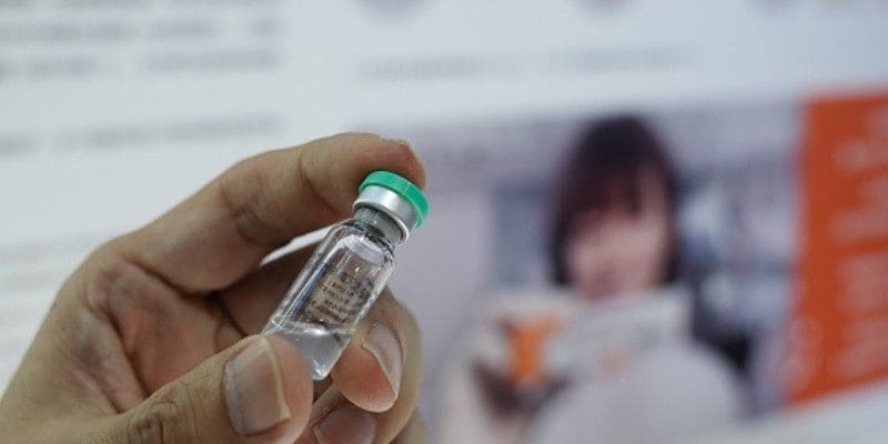china shows off home made coronavirus vaccine first time in Beijing trade fair