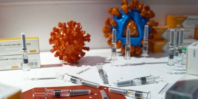 China displays Covid19 vaccines in Beijing commercial fest