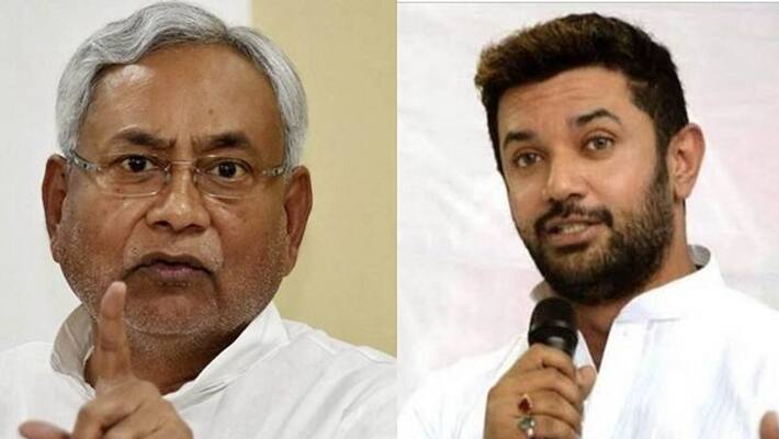 Bihar assembly election 2020: JDU furious over Chirag's letter, LJP Chirag ready to take front against Nitish in 143 seats ASA Bihar assembly election 2020: JDU furious over Chirag's letter, LJP Chirag ready to take front against Nitish in 143 seats ASA