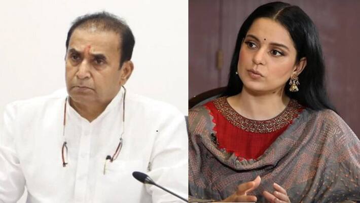 Shiv Sena complains against Kangana at Thane police station after comparing Mumbai to PoK. Shiv Sena complains against Kangana at Thane police station after comparing Mumbai to PoK.